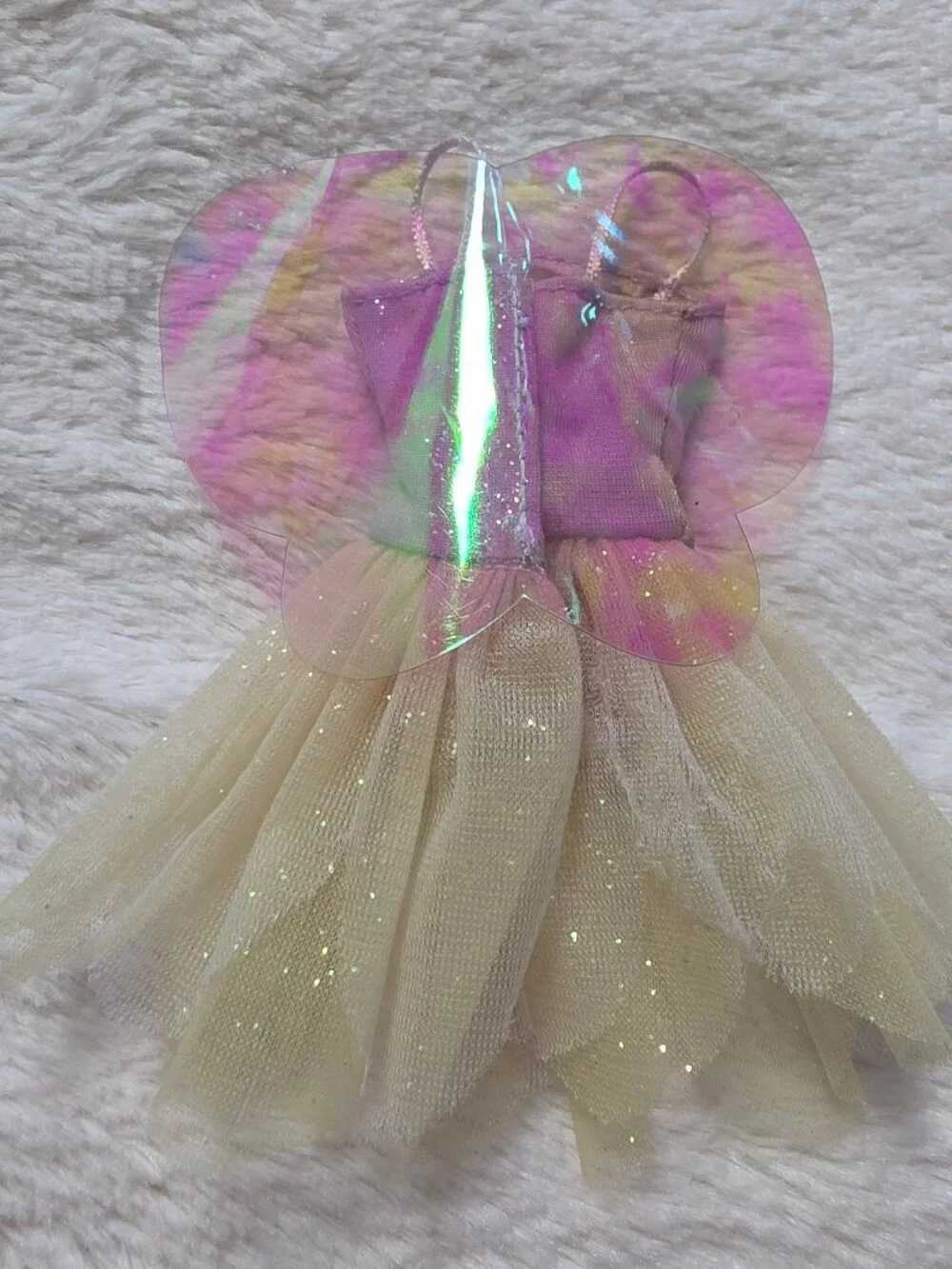 Vintage 2003 Barbie Mattel Doll Fashions Fun Dreamy Costumes Winged Fairy Dress